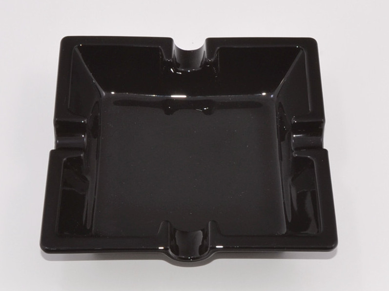 Popolník na cigary sklo - čierny