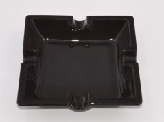 Popolník na cigary sklo - čierny