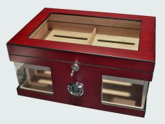 Humidor červenohnedý 100D