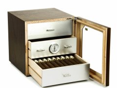 Humidor Chianti Medium Walnut/Alu