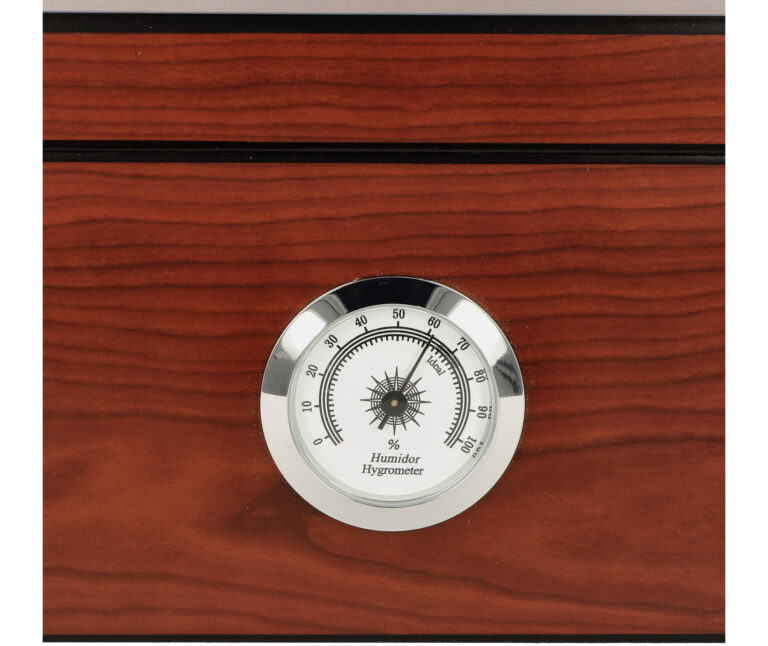 Humidor červenohnedý presklený 35D