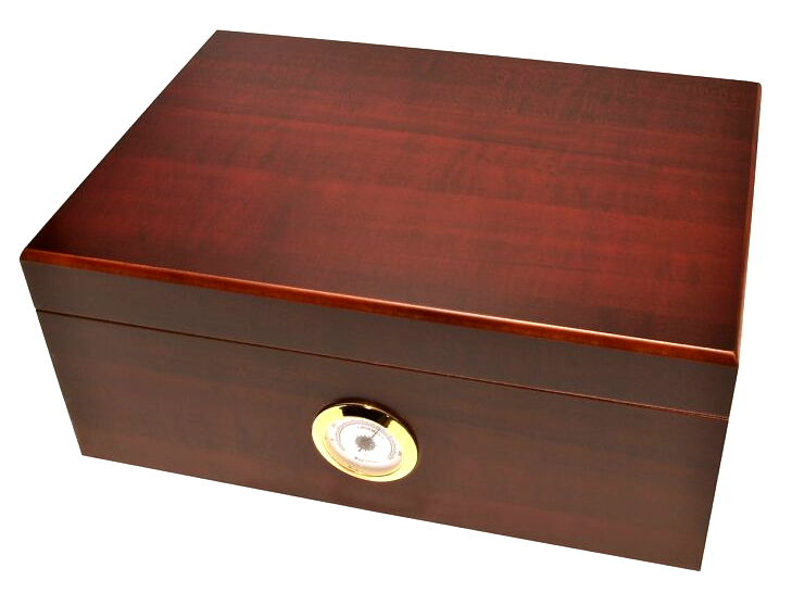 Humidor červenohnedý 50D