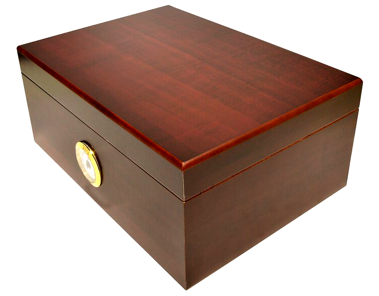 Humidor červenohnedý 50D
